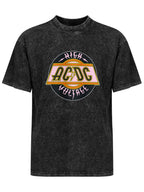AC/DC High Voltage Pink Emblem Graphic T-Shirt