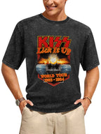 KISS Lick It Up World Tour 1983–1984 Tank Graphic T-Shirt