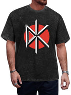 Vintage Washed Dead Kennedys Red Circle Logo Graphic T-Shirt