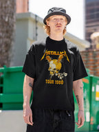 Metallica Damage Inc Tour 1986 Skull Graphic T-Shirt