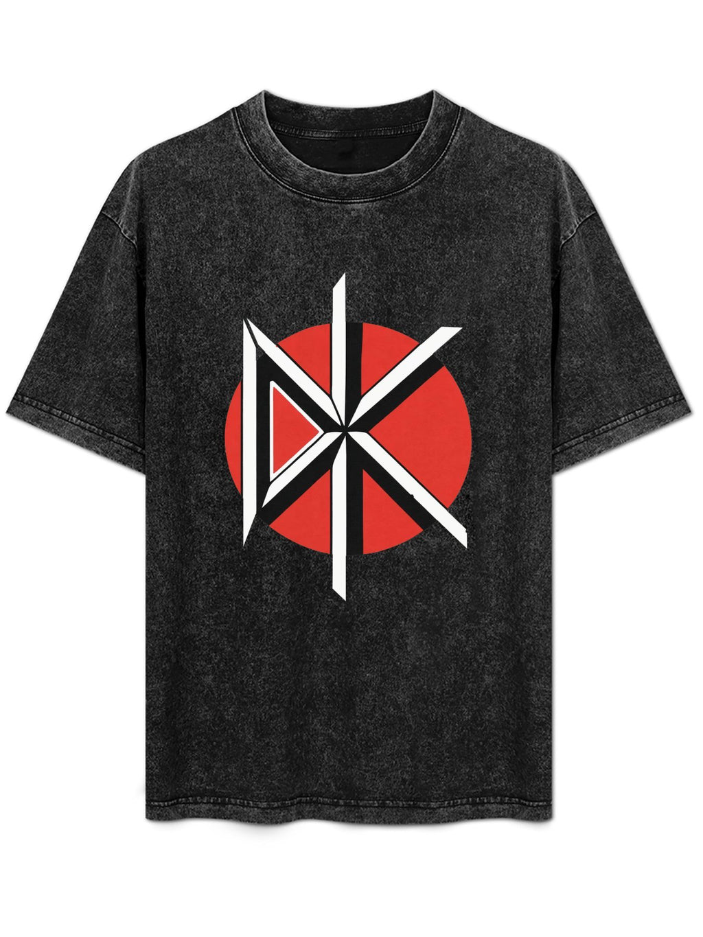 Vintage Washed Dead Kennedys Red Circle Logo Graphic T-Shirt