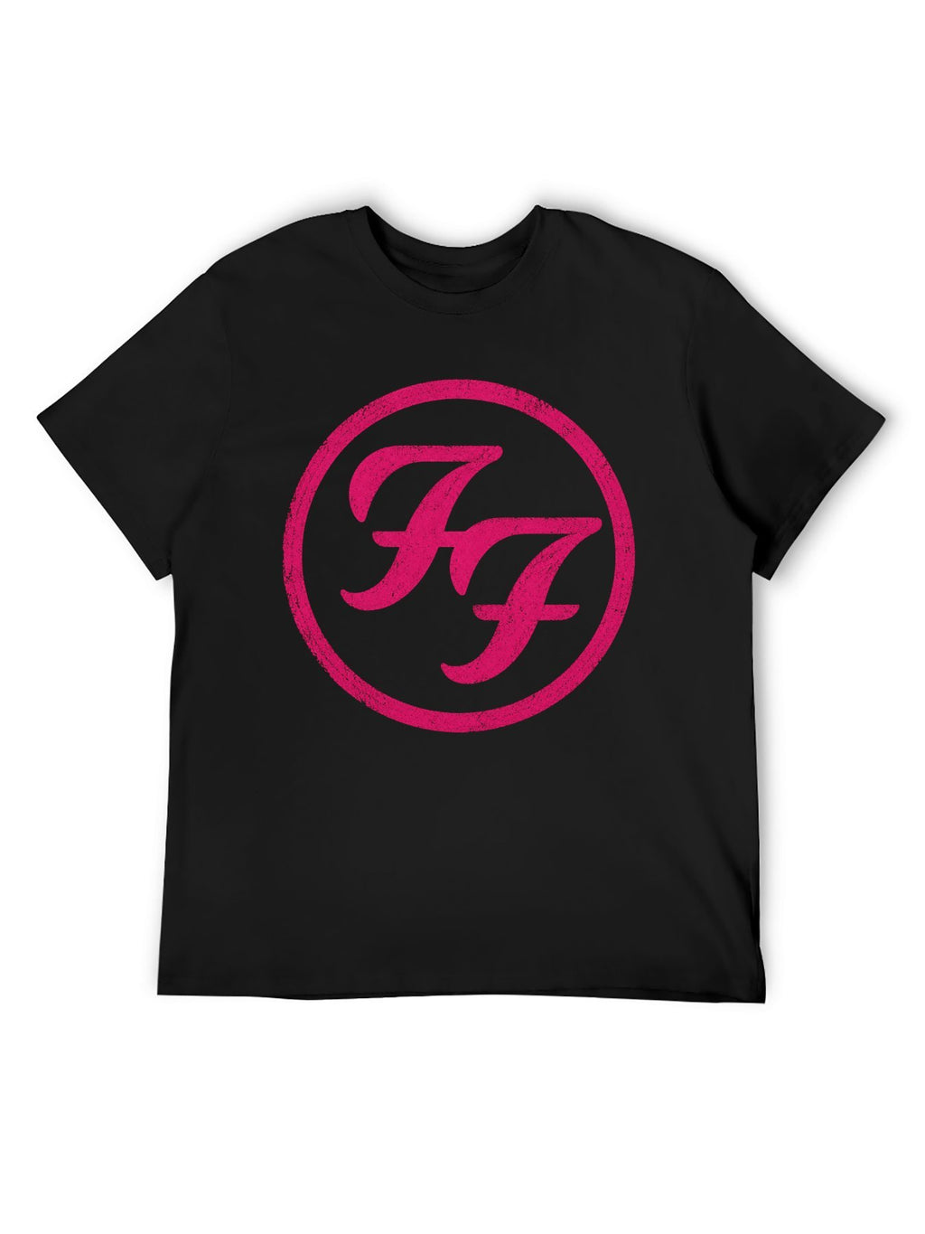 Foo Fighters Pink Circle Logo Graphic T-Shirt