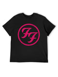 Foo Fighters Pink Circle Logo Graphic T-Shirt