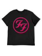 Foo Fighters Pink Circle Logo Graphic T-Shirt