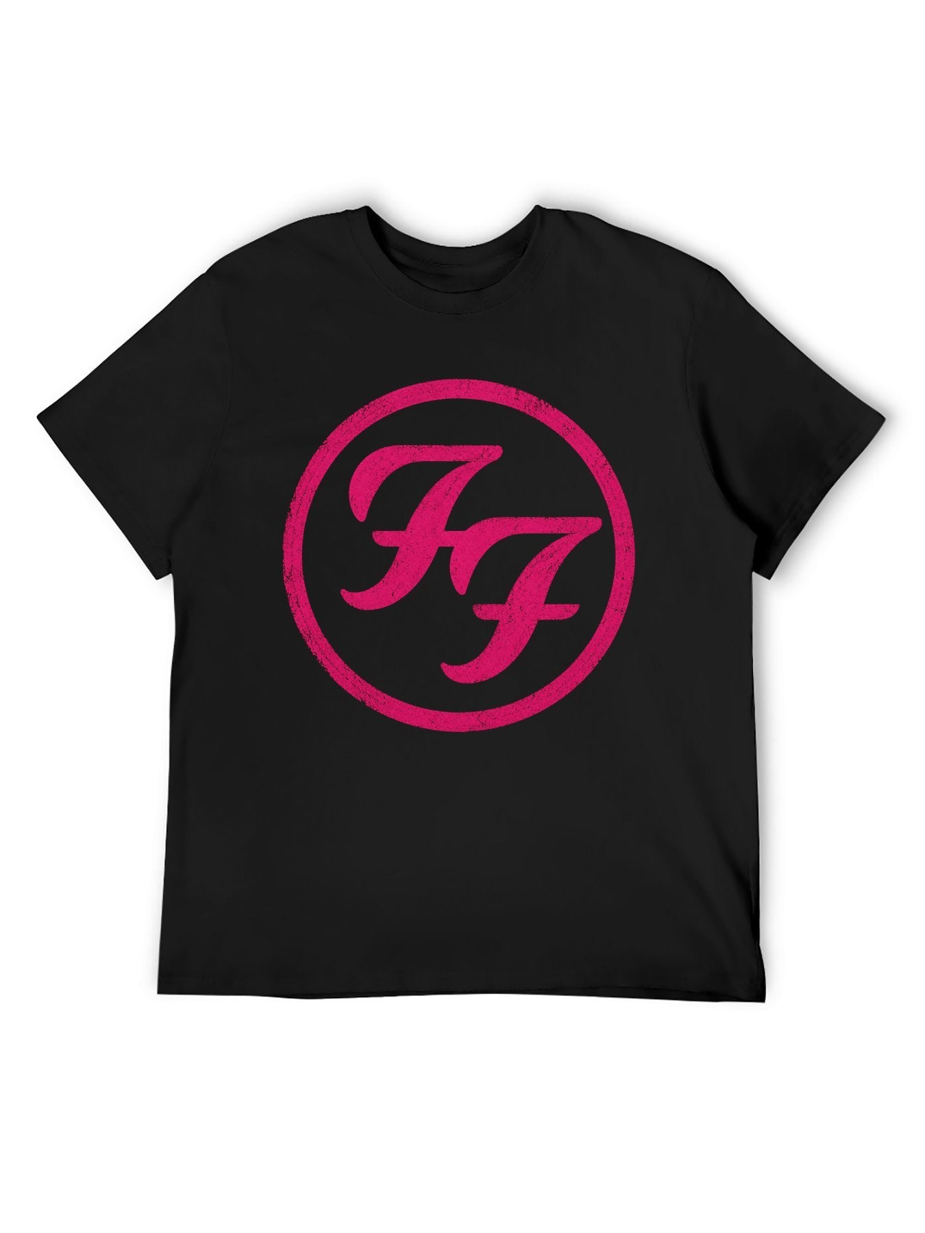 Foo Fighters Pink Circle Logo Graphic T-Shirt