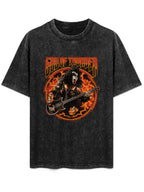 Vintage Washed KISS God of Thunder Bassist Graphic T-Shirt