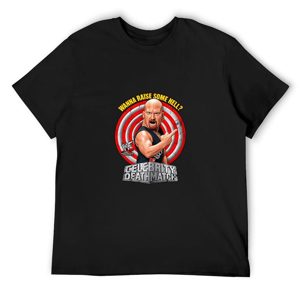 Celebrity Deathmatch Wrestling Graphic T-Shirt