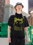 Slipknot Yellow Smile Face Graphic T-Shirt