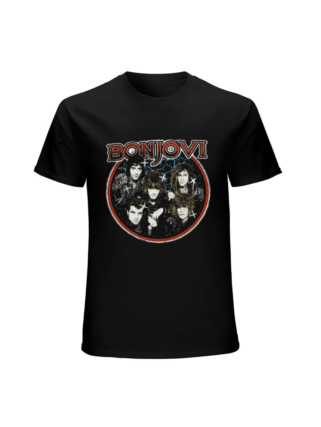 Bon Jovi Vintage Rock Portrait T-Shirt
