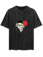 Grinning Gorilla Graphic Washed T-Shirt