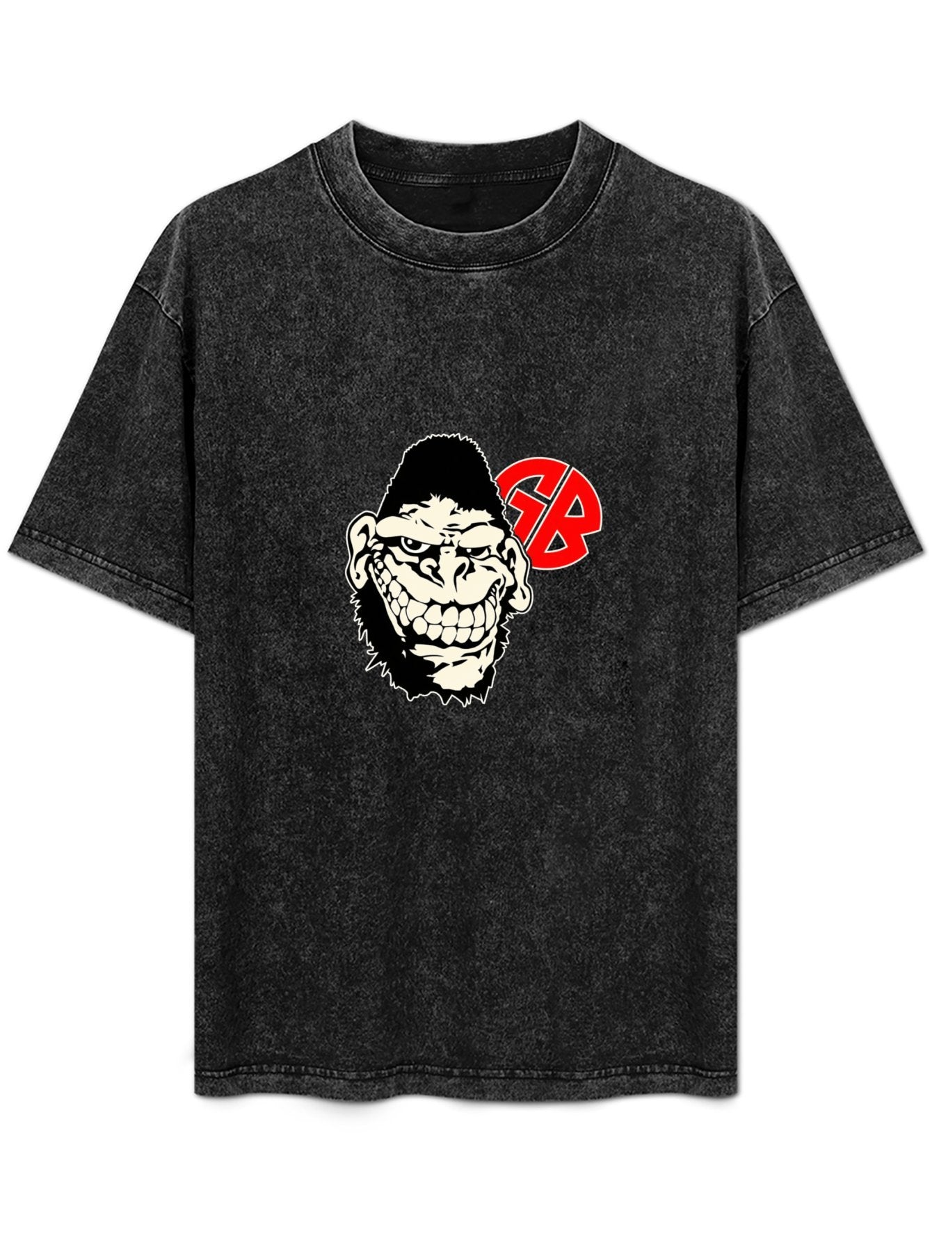 Grinning Gorilla Graphic Washed T-Shirt