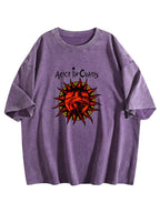Alice in Chains Sun Graphic Washed T-Shirt