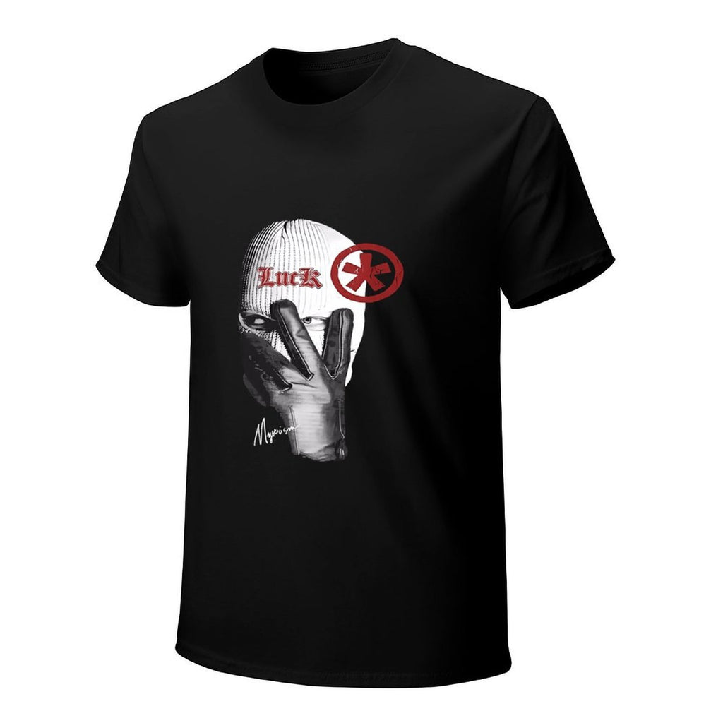 Luck Mask Graphic Black T-Shirt