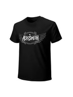 Aerosmith Winged Logo Minimalist Rock T-Shirt