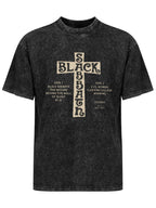 Black Sabbath Cross Tracklist Graphic T-Shirt