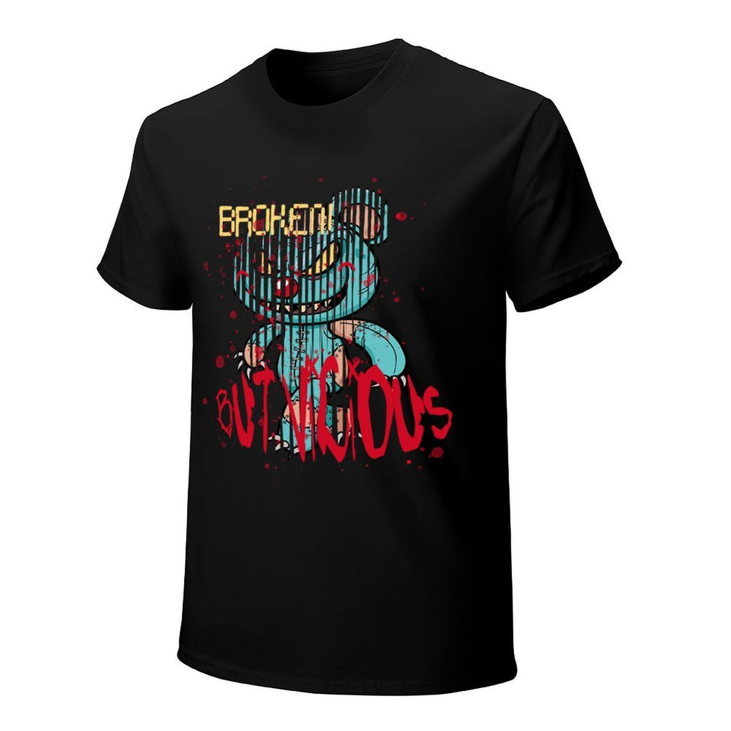 Broken But Not Down Graphic Black T-Shirt