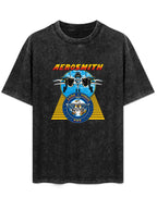 Aerosmith Aero Force One Jet Graphic T-Shirt