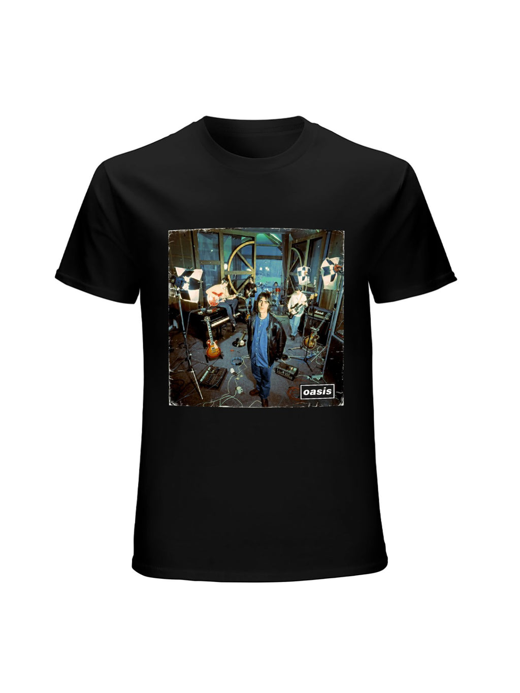 Oasis Studio Session Photo Graphic T-Shirt