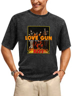 KISS Love Gun Japanese Poster Graphic T-Shirt
