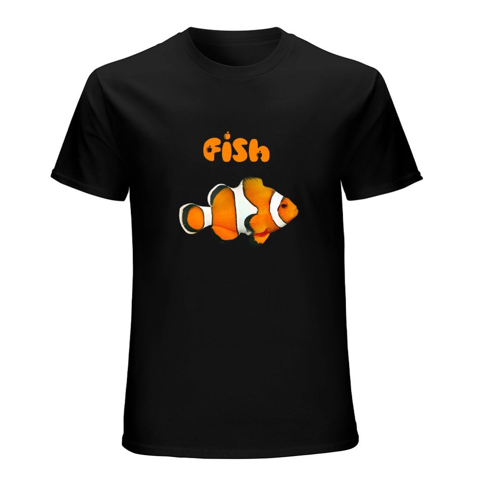 Clownfish Graphic Black T-Shirt Secondary image
