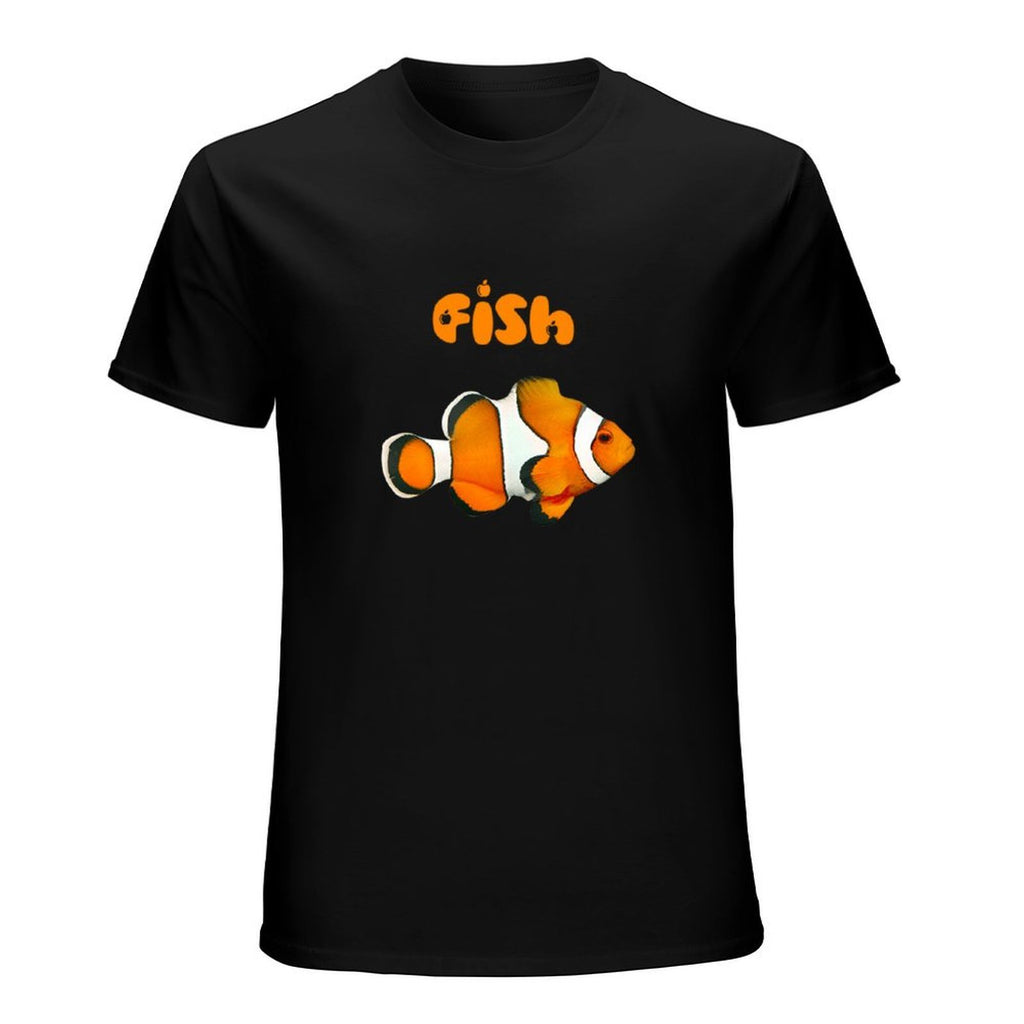 Clownfish Graphic Black T-Shirt