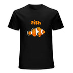 Clownfish Graphic Black T-Shirt