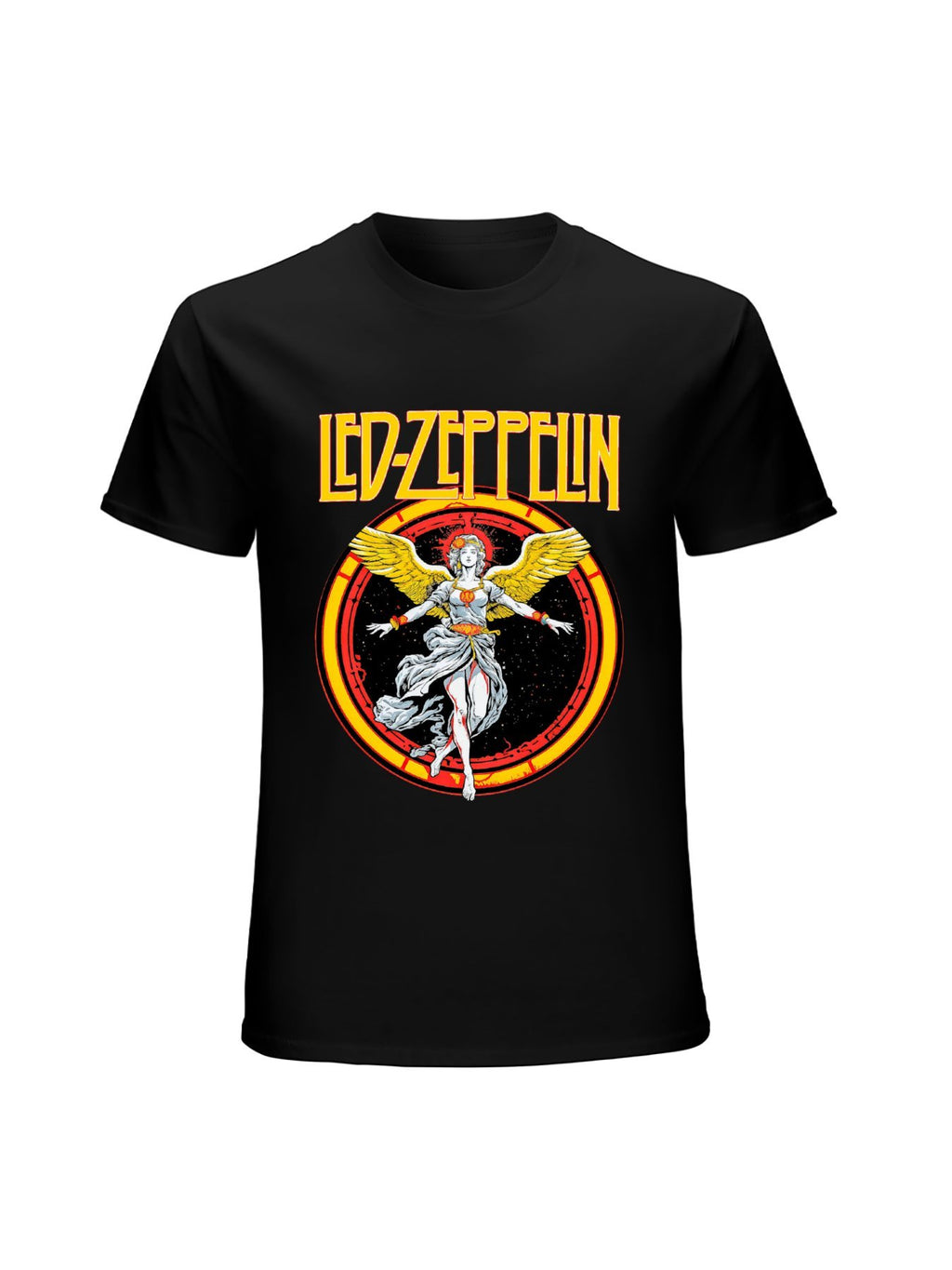 Led Zeppelin Winged Angel Vintage Rock T-Shirt