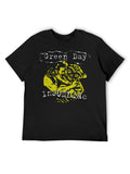 Green Day Insomniac Creepy Face Graphic T-Shirt