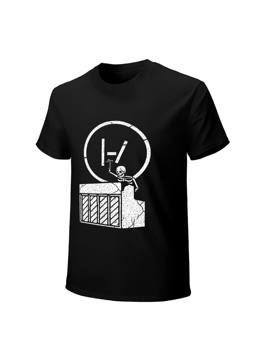 Twenty One Pilots Skeleton Piano Minimalist T-Shirt