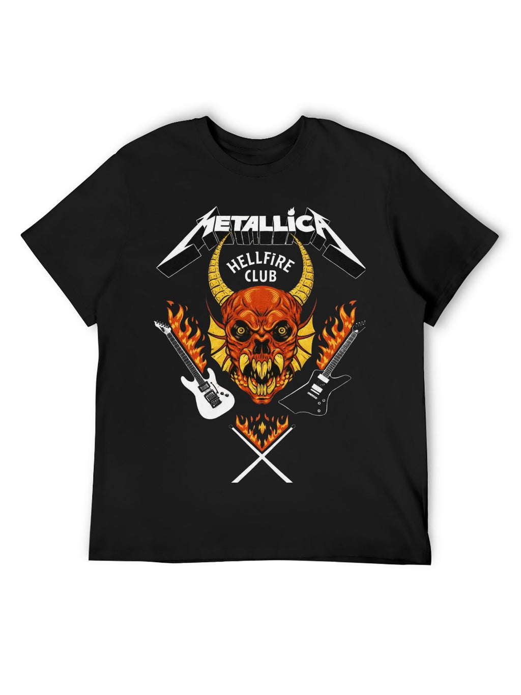 Metallica Demon Skull Hellfire Club T-Shirt
