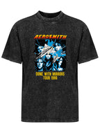 Aerosmith Done with Mirrors Tour 1986 Graphic T-Shirt