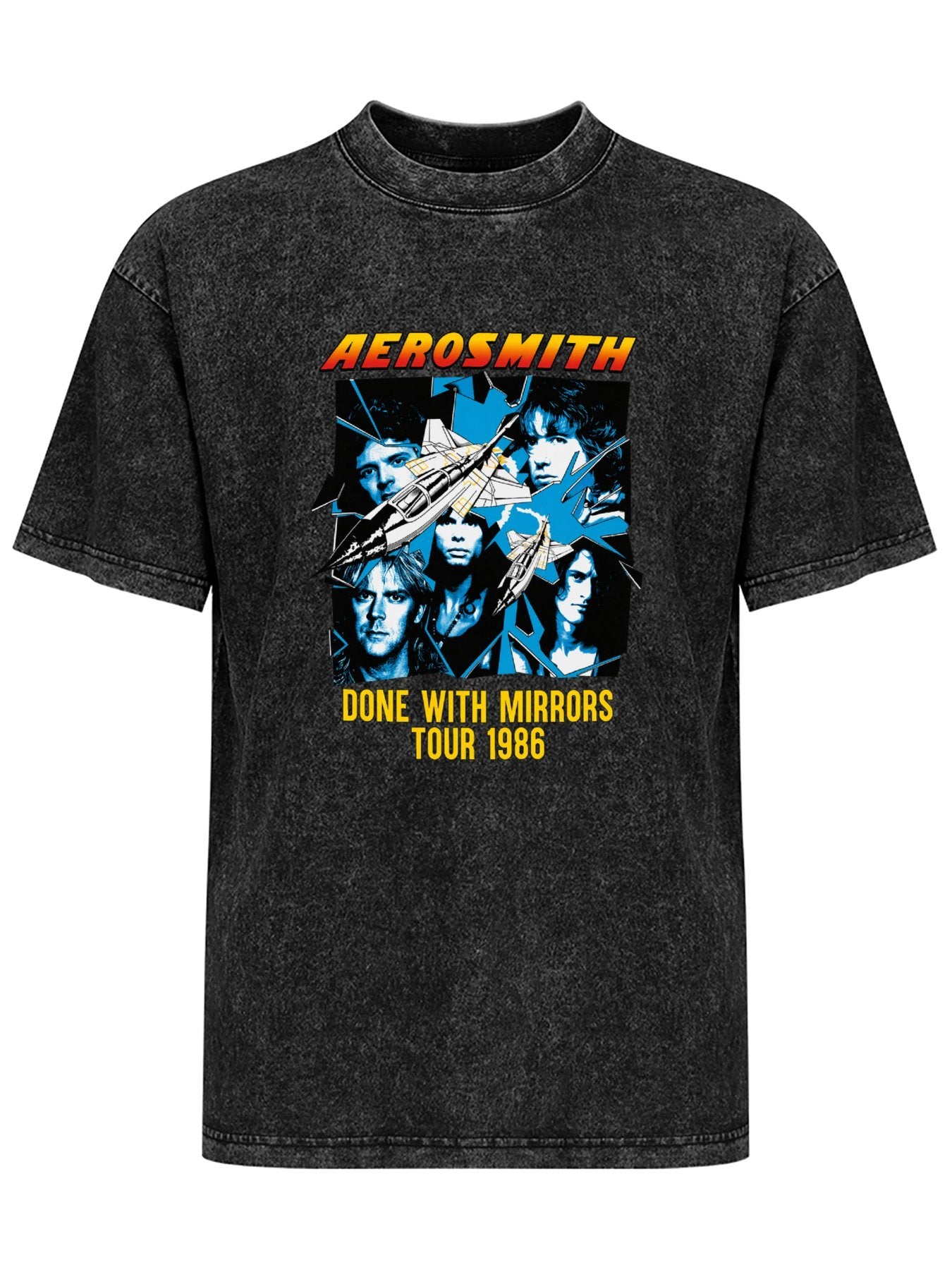 Aerosmith Done with Mirrors Tour 1986 Graphic T-Shirt