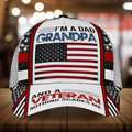 Premium Veteran Cap 3D Multicolor Personalized