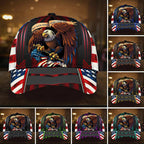 Patriotic Veteran Eagle Cap 3D