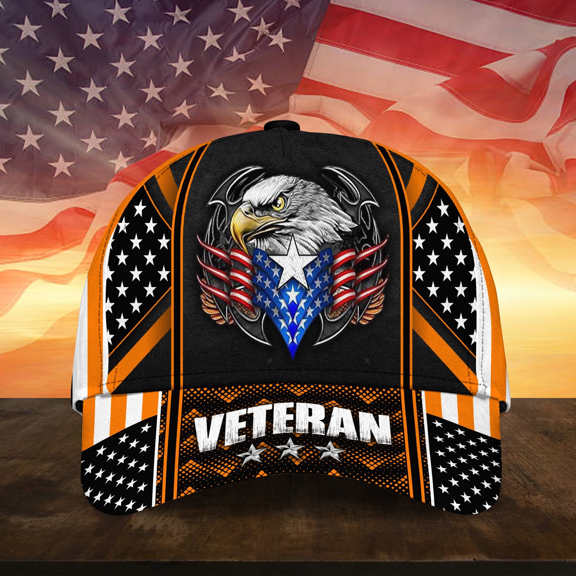 Premium Multiple Color Veteran 3D Cap
