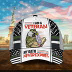 Premium U.S Multiple Service Veteran 3D Cap