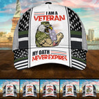 Premium U.S Multiple Service Veteran 3D Cap