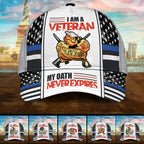 Premium U.S Multiple Service Veteran 3D Cap