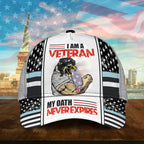 Premium U.S Multiple Service Veteran 3D Cap