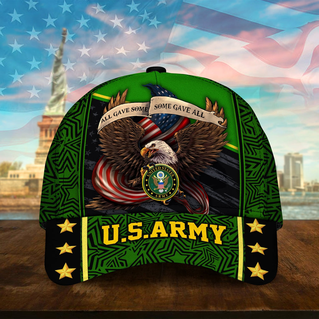 Premium U.S Multiple Service Veteran 3D Cap