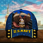 Premium U.S Multiple Service Veteran 3D Cap