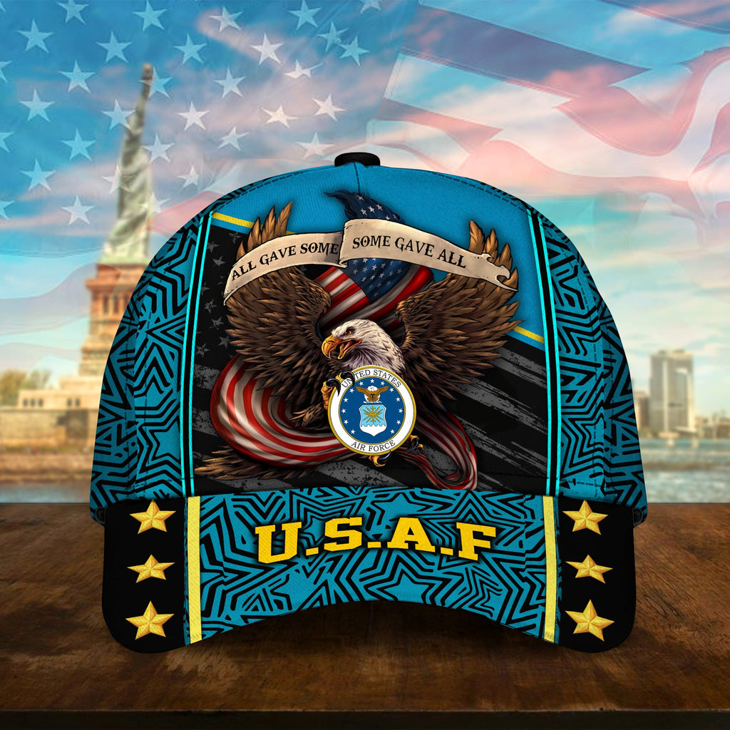 Premium U.S Multiple Service Veteran 3D Cap