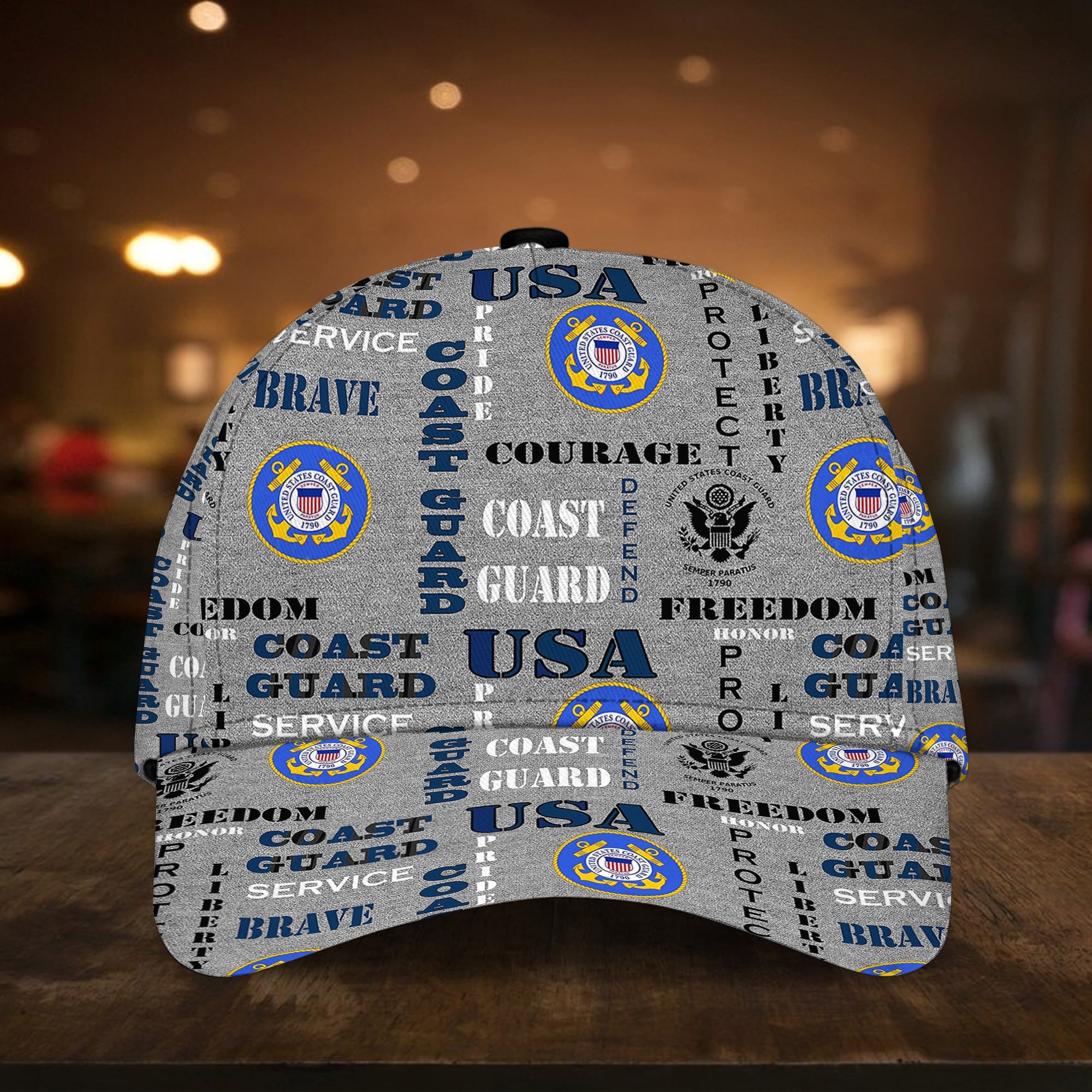 Honor Defend Freedom U.S Veteran Multiservice Premium Cap