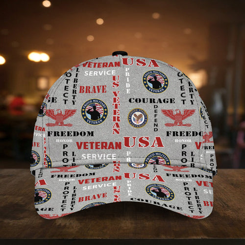 Honor Defend Freedom U.S Veteran Multiservice Premium Cap