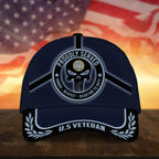 Badass Puniskull Multiservice U.S Veteran Cap