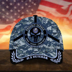 Badass Puniskull Multiservice U.S Veteran Cap