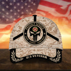 Badass Puniskull Multiservice U.S Veteran Cap