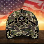 Badass Puniskull Multiservice U.S Veteran Cap
