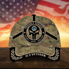 Badass Puniskull Multiservice U.S Veteran Cap