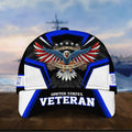 Premium Land Of The Free U.S. Veteran 3D Cap